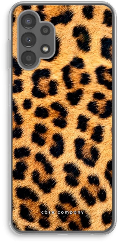 Case Company® - Hoesje geschikt voor Samsung Galaxy A13 4G hoesje - Luipaard - Soft Cover Telefoonhoesje - Bescherming aan alle Kanten en Schermrand