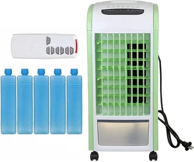 Draagbare Airconditioner - Luchtkoeler Bevochtiger - Ruimte Koelen - Stille Werking - Ideaal voor Kleine Ruimtes - Wit