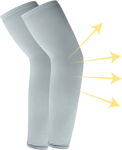 Livano Armwarmers Dames & Heren - Armstukken - Polswarmers - Winter - Lichtgrijs