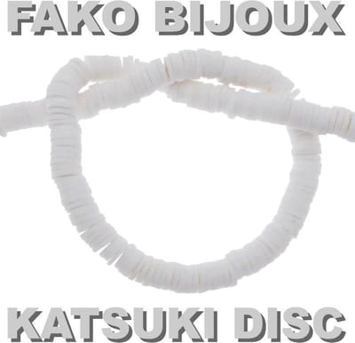 Fako Bijoux - Katsuki Disc Kralen - Polymeer Kralen - Surf Kralen - Kleikralen - 6mm - 350 Stuks - Wit