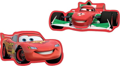 Disney Cars - Foam muurstickers - Rood/bruin - max. 11,5 x 5,8 cm