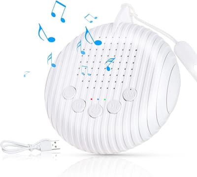 White Noise Machine met 10 Natuurlijke Geluiden - Slaapmachine voor Baby, Kind en Volwassenen