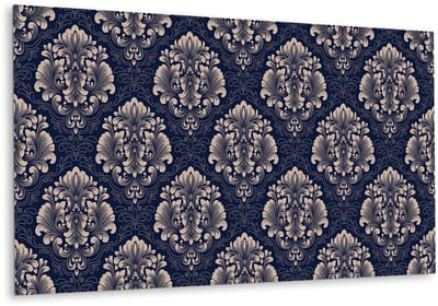 Tulup PVC Wandpaneel - Bloemenpatroon Vinyl Wandpaneel - 100 cm x 50 cm - Maritiem Wandpaneel Zelfklevend - 1 stuk - Vinyl Wandbekleding - Mozaïek Wandbekleding - Wandpaneel PVC - Plaktegels Keuken en Badkamer