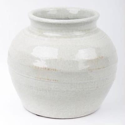 Fine Asianliving Chinese Bloempot Steen Grijs