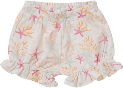 Noppies Girls Short Chesapeake allover print Meisjes Broek - Whisper White - Maat 62