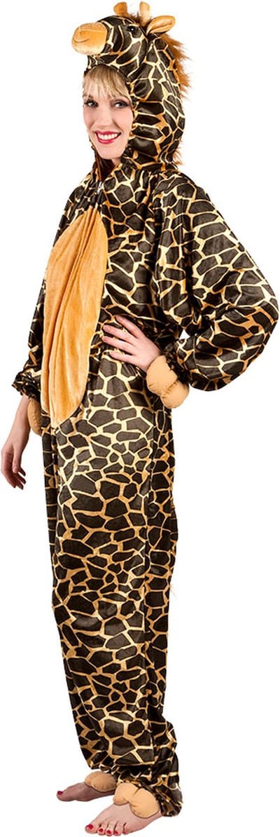 Boland - Kostuum Giraffe pluche (max. 180 m) - Volwassenen - Giraffe - Dieren - Safari