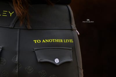 Donley - Acascalini – Blue - paardrijleggings - paardrijlegging - paardrijbroek - super fijne stof - maat 34 - paardenbroek - paardrij broek - paardrij legging - legging - siliconen grip