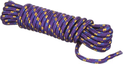 Attwood 11704-2 Braided Polypropylene Utility Line, 3/8-Inch Thick, 25 Feet Long, Multi-Color