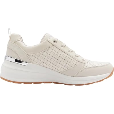 Skechers BILLION - SUBTLE SPOTS Dames Sneakers - Wit