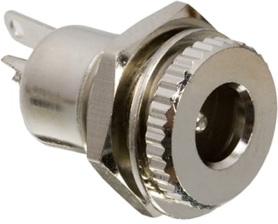 10x DC Aansluitbus 5.5×2.5 mm – DC Socket Metaal – Montage Connector – Voeding Aansluiting – 10 Stuks [05156]