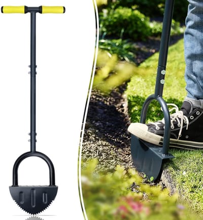 Cosensi - Dailygoods - Dailygoody - Gazonrandgereedschap - Half Moon Gazonrand - Comfortabel gebruik - 96 cm - Snijden van gras - Ideaal voor tuinliefhebbers - Duurzaam ontwe