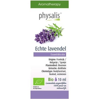 Physalis® Echte Lavendel Essentiële Olie Bio 10 Etherische olie