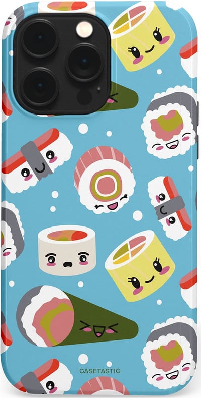 Casetastic Hoesje Geschikt voor Apple iPhone 14 Pro Max Magsafe - Stijlvolle Beschermende Duo-layer Case - Sushi mania