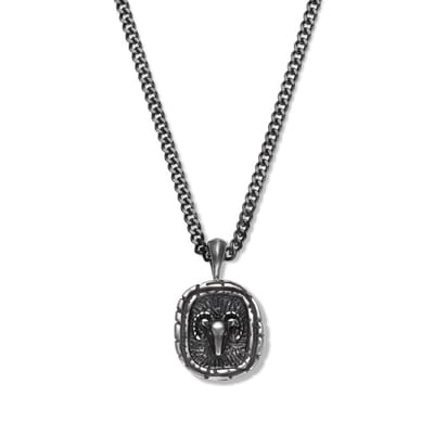 Frank1967 7FB-0044 zodiac ketting - 60CM - Ram - Cadeau voor mannen - Sterrenbeeld