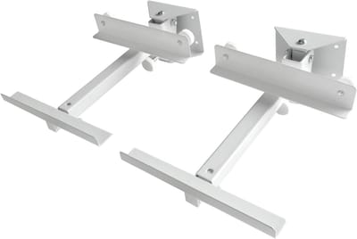 Luidspreker muurbeugel - Box houders - Home cinema - Kantelbaar draaibaar - Tot 15kg - Wit
