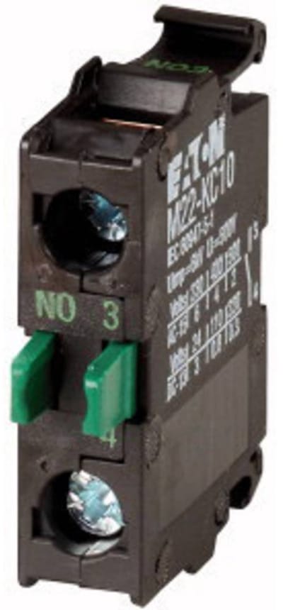 Eaton M22-KC10 Contactelement 1x NO 230 V/AC, 400 V/AC, 500 V/AC, 24 V/DC, 110 V/DC, 220 V/DC 1 stuk(s)