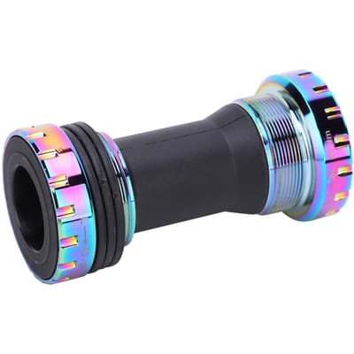 Boîtier de pédalier de vélo Métal Une pièce Fileté creux Type de boîtier de pédalier Accessoire de vélo gray
