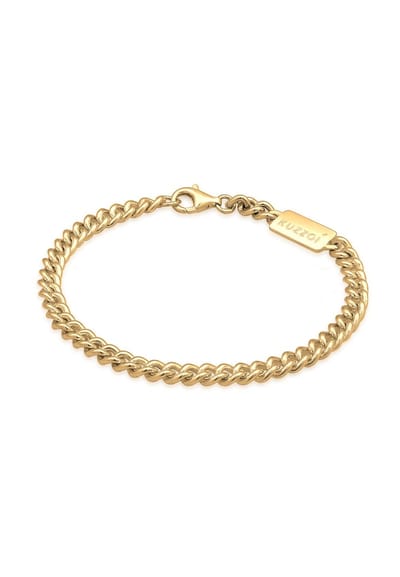 KUZZOI - Armband - Heren pantser massief basis in 925 sterling zilver - Heren