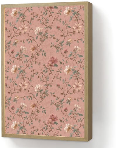 Wandlamp 40x60 cm - Oplaadbaar - Botanisch - Bloemen - Roze - Wandlampen binnen woonkamer - Slaapkamer lamp - Decoratieve nachtlamp - Vloerlamp draadloos