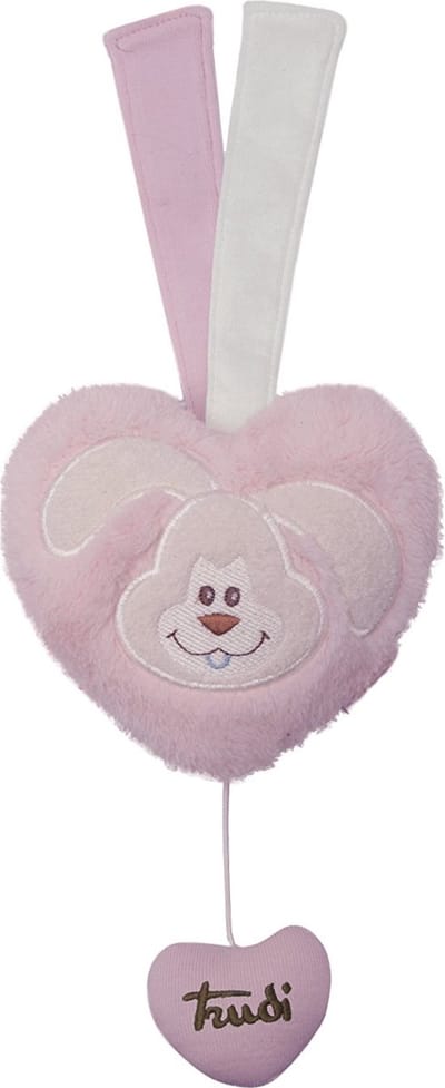 Trudi Muziekknuffel Cremino Hart 15 Cm Roze