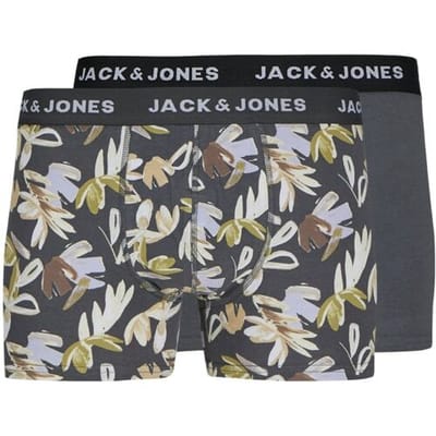 Jack & Jones Boxershorts JACABSTRACT 2-pack Iron Gate-S