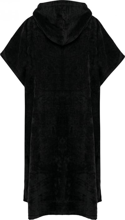 PROACT® Uniseks poncho met capuchon van badstof PA581 - Black - S/M