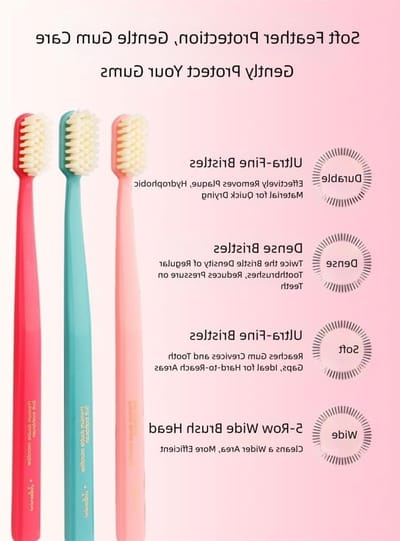 Ultrasoft Handtandenborstel Set met 21 Stuks voor Volwassenen, Ideaal voor Gevoelige Tanden en Tandvleeszorg
