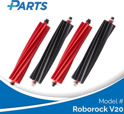 Roborock V20 Borstels (4 Stuks, Plus.Parts® alternatief voor 8.02.0322)
