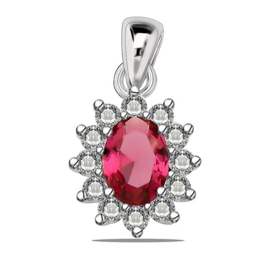 Juwelier Zwartevalk zilveren (gerhodineerd) hanger - 24.244-R