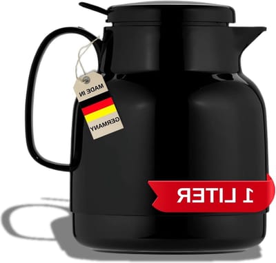 Push Vacuüm Kruik Zwart 1 Liter - Mondo