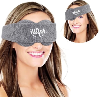 Verwarmend oogmasker - Oogkompres - Droge ogen verlichten - Vochtige warmte therapie - 115 x 9 x 54 cm - Grijs