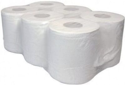 Poetsrol - Midi - Poetspapier - Horeca - 2 Laags - Spiraal 63mm Kern