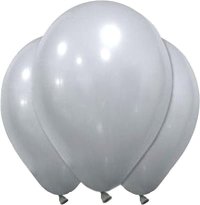 GLOBOLANDIA - 12 grijze latex ballonnen 28 cm
