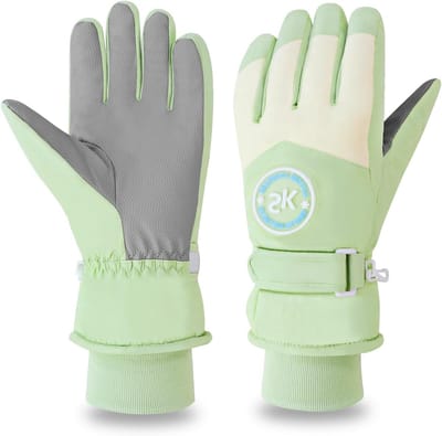 Waterdichte Vrouwelijke Skihandschoenen voor de Winter - Warm, Antislip en Winddicht met Touchscreen voor Skiën, Hardlopen en Fietsen Buitenactiviteiten