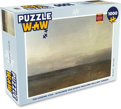 Puzzel The Evening Star - Schilderij van Joseph Mallord William Turner - Legpuzzel - Puzzel 1000 stukjes volwassenen