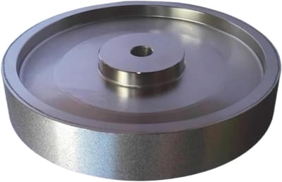 Diamant Slijpschijf - Platte Slijper - Metaal Polijsten - Hoge Slijpcapaciteit - 150mm Diameter - Zilverkleurig