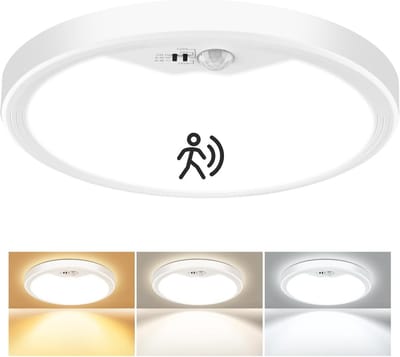 Plafondlamp met Bewegingssensor - Voor Keuken Slaapkamer Badkamer - Lamp Draadloos en Oplaadbaar - Huisverlichting