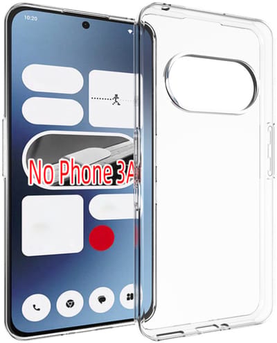 MobyDefend Hoesje - Geschikt voor Nothing Phone (3a) - Transparante TPU Backcover - Volledig Doorzichtig
