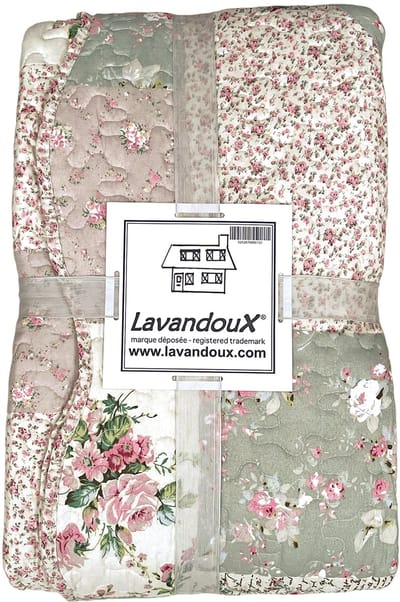 Lavandoux - Bedsprei - Quilt - Rosebud - 240x220cm - 2-persoons - Roze