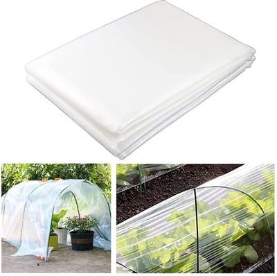 Dailygoods- Broeikasfolie 2 x 3M - Transparante Folie - Scheurbestendig - UV-bestendig - Waterdicht - Stofdicht - Sterke Plastic Beschermfolie - Serrefolie
