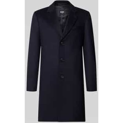 Slim fit lange jas van mix van wol en kasjmier model 'H-Hyde-264'