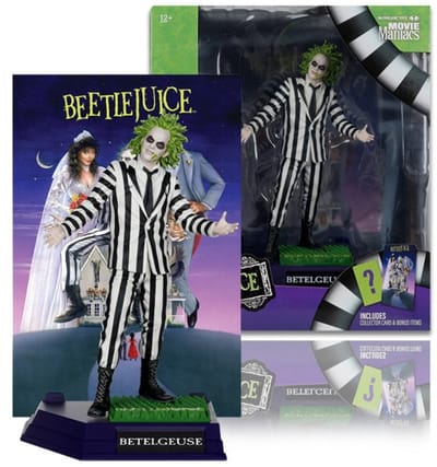 McFarlane Toys Beetlejuice Movie Maniacs Action Figure Beetlejuice 17 cm Beeld
