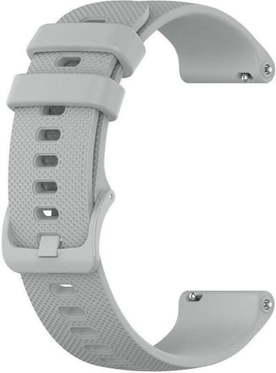 Sportbandje - Horlogebandje - Grijs - Geschikt voor o.a. Garmin Vivoactive 3