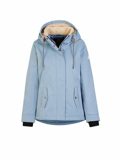BJØRNSON Agneta Regenjas / Winterjas Waterdicht Dames - Maat 46 - Blauwgrijs