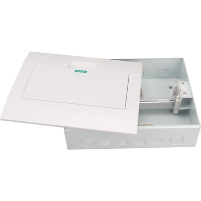 Boîtier de distribution d'alimentation 12 voies avec rail DIN Boîtier de protection de circuit électrique Monté en surface