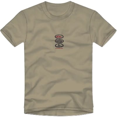 Quiksilver Harmony Spiral T-shirt Met Korte Mouwen Beige L Man