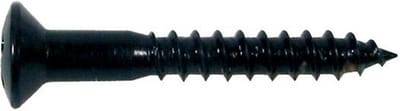 Boston WS-04-B Zwarte Ovalen Countersunk Schroeven 3,5x25mm - 12 Stuks