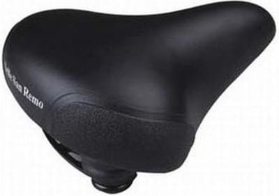 San Remo Comfortabel fietszadel - Gelvering - Waterdicht - Inclusief strop - Zwart/Bruin