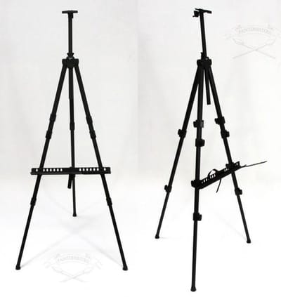 Aluminium schildersezel - Veldezel - Doeken tot 120cm - Lichtgewicht - In draagzak