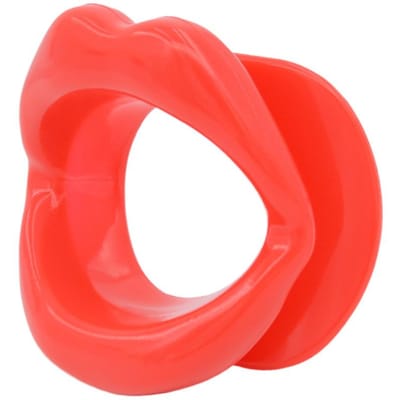 1pc Correcteur de sourire en V Entraîneur O-Lèvres Exercice pour la mâchoire du visage adulte rouge vif